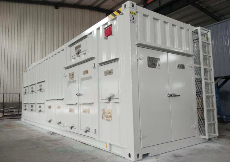 潛艇岸基機(jī)動充電艙